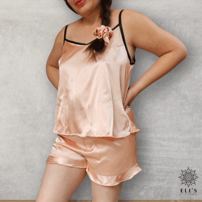 Pijama Blusa De Tirantes Con Short