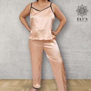 Pijama Blusa De Tirantes Con Pantalón