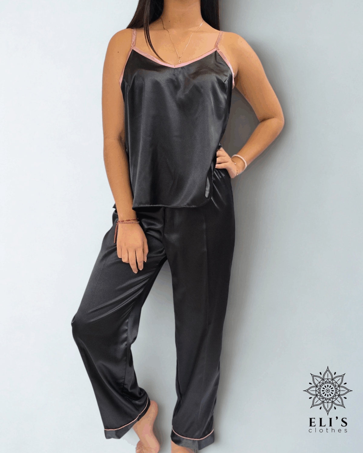 Pijama Blusa De Tirantes Con Pantalón