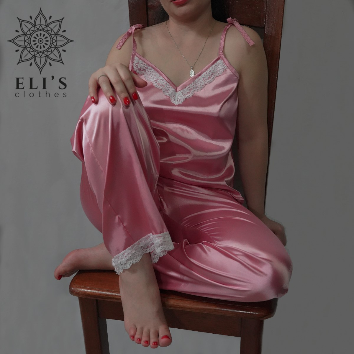 Pijama Blusa De Tirantes Con Pantalón