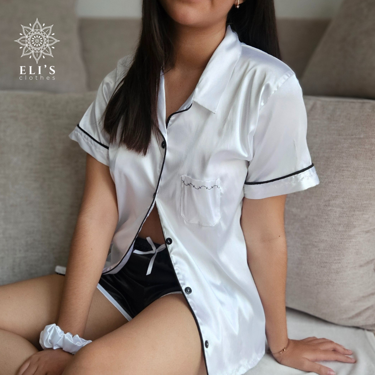 Bride Collection: Blusa De Botones Y Short