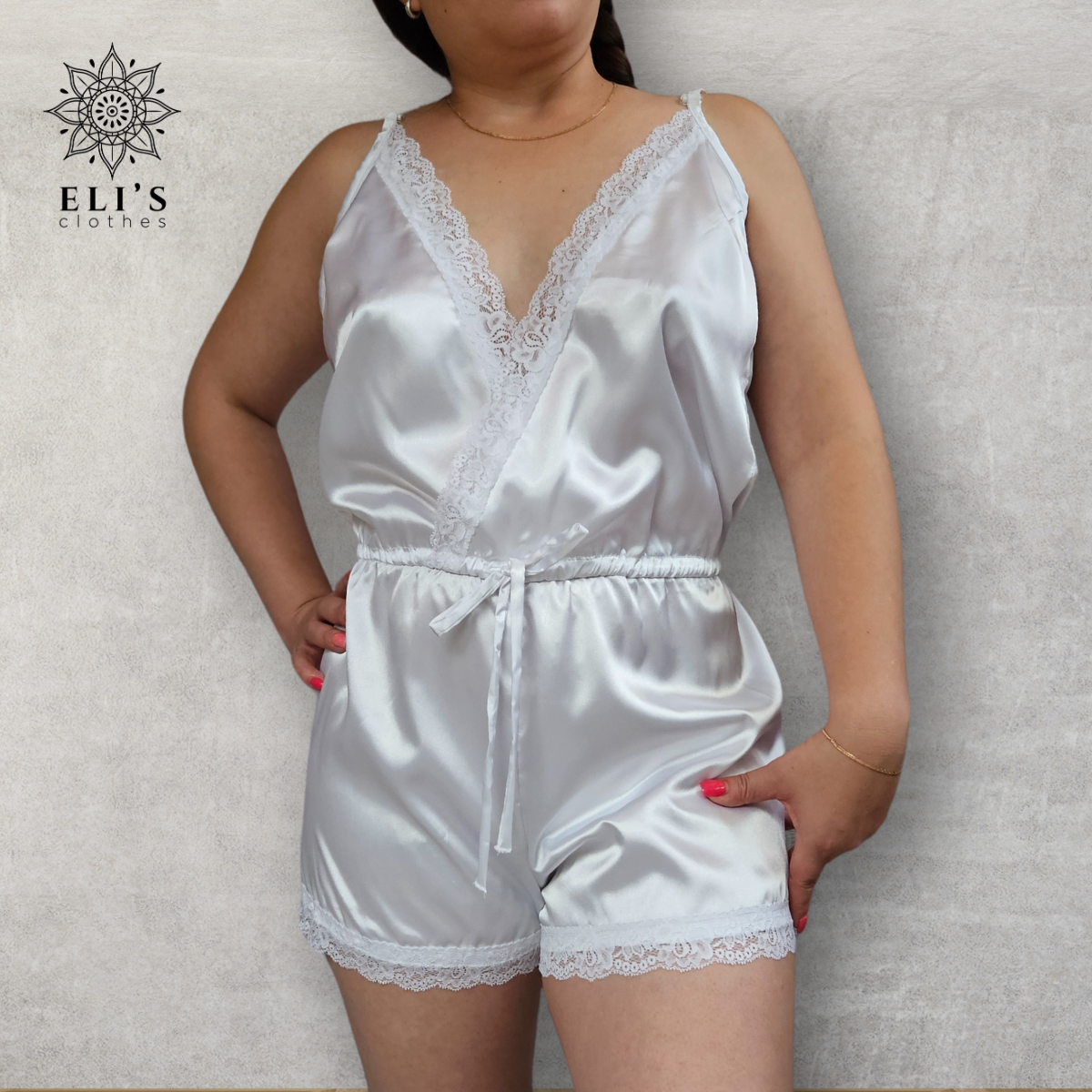 Bride Collection: Tipo Enterizo de Short