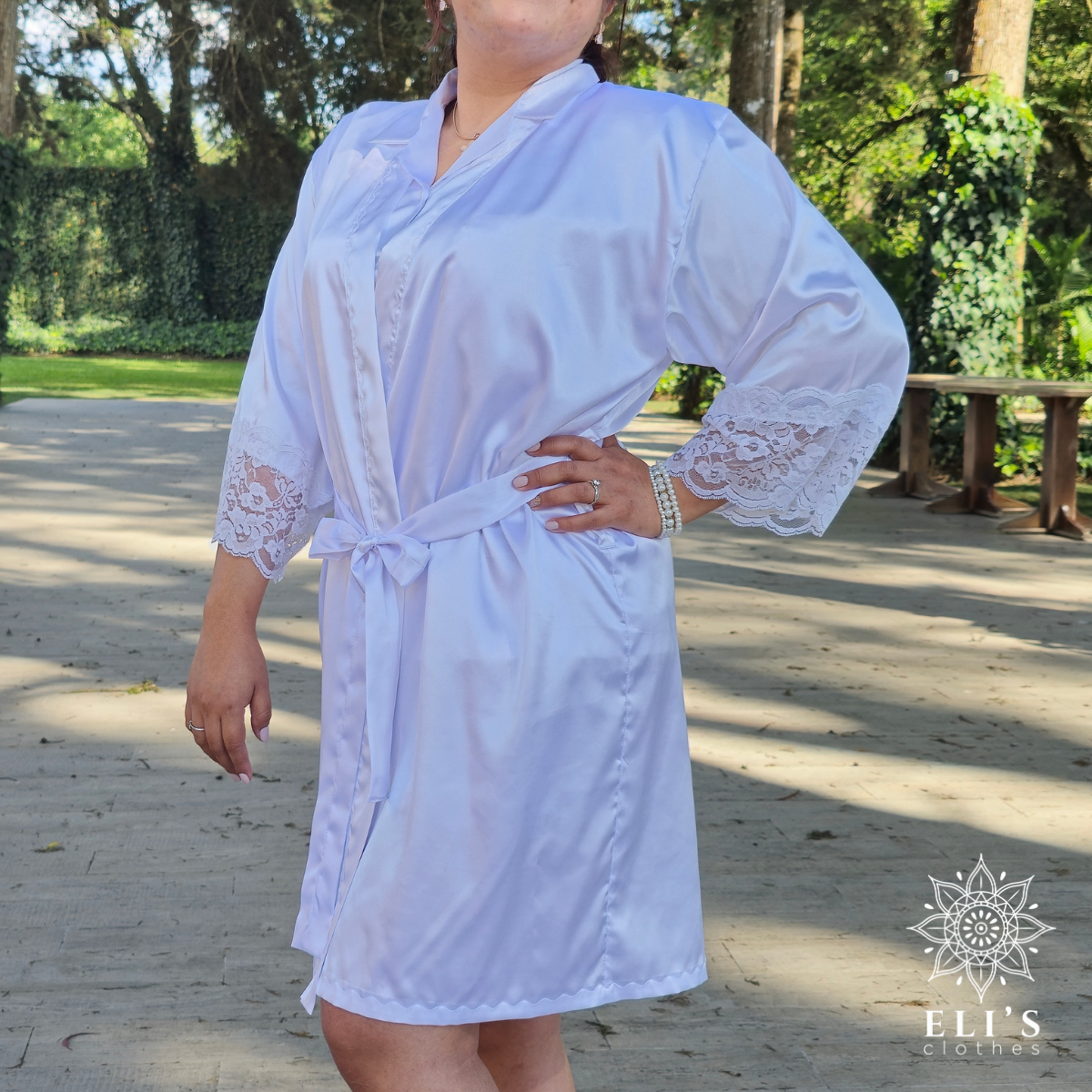 Bride Collection: Blusa de Botones Manga Corta y Pantalón