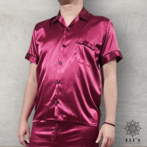 Pijama Camisa De Botones Manga Corta Con Pantalon