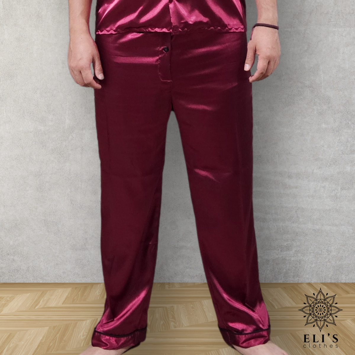 Pijama Camisa De Botones Manga Corta Con Pantalon