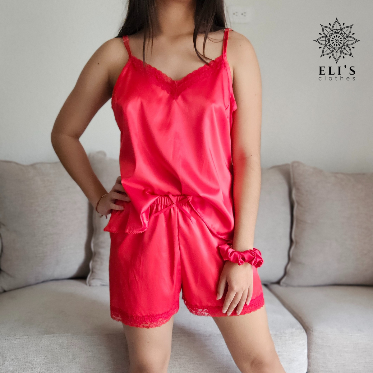 Pijama Blusa De Tirantes Con Short